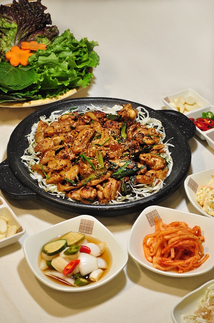 일산정 닭불고기 원당본점 숯불 간장 닭불고기
